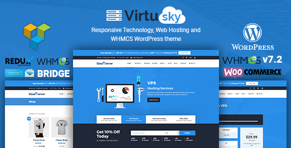 VirtuSky Preview Wordpress Theme - Rating, Reviews, Preview, Demo & Download