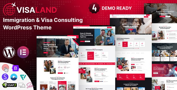 Visaland Preview Wordpress Theme - Rating, Reviews, Preview, Demo & Download