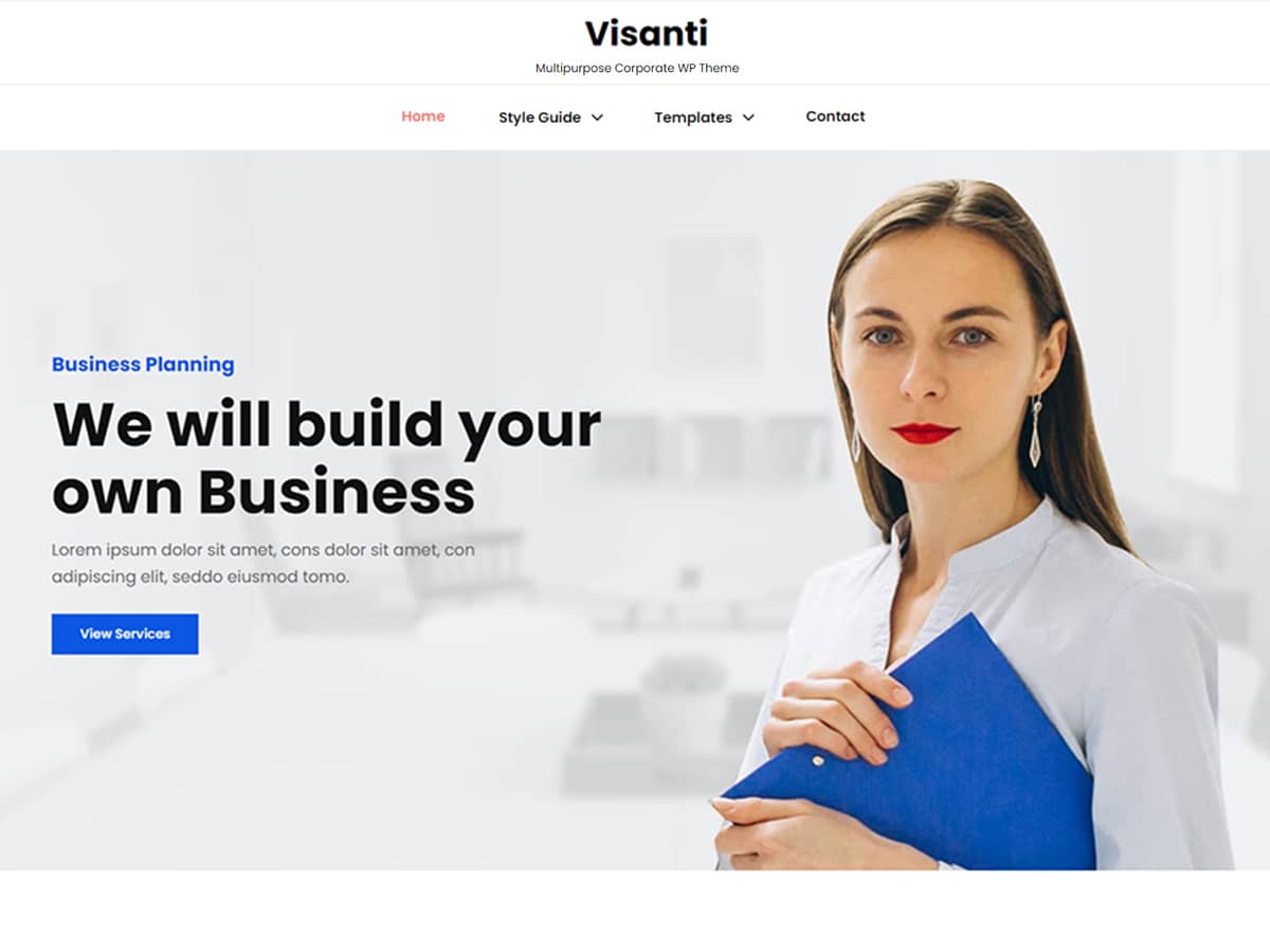 Visanti Preview Wordpress Theme - Rating, Reviews, Preview, Demo & Download