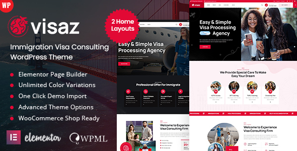 Visaz Preview Wordpress Theme - Rating, Reviews, Preview, Demo & Download