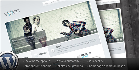 Vision Preview Wordpress Theme - Rating, Reviews, Preview, Demo & Download