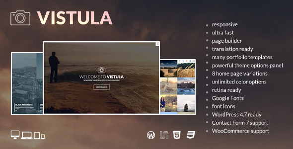 Vistula Preview Wordpress Theme - Rating, Reviews, Preview, Demo & Download