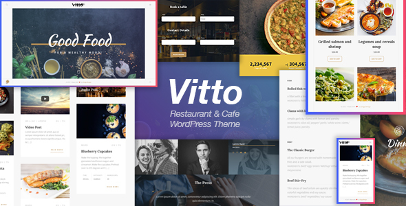 Vitto Preview Wordpress Theme - Rating, Reviews, Preview, Demo & Download