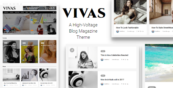 Vivas Multipurpose Preview Wordpress Theme - Rating, Reviews, Preview, Demo & Download