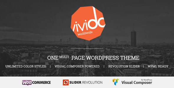 Vivido One Preview Wordpress Theme - Rating, Reviews, Preview, Demo & Download