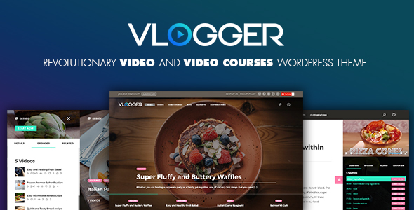 Vlogger Preview Wordpress Theme - Rating, Reviews, Preview, Demo & Download