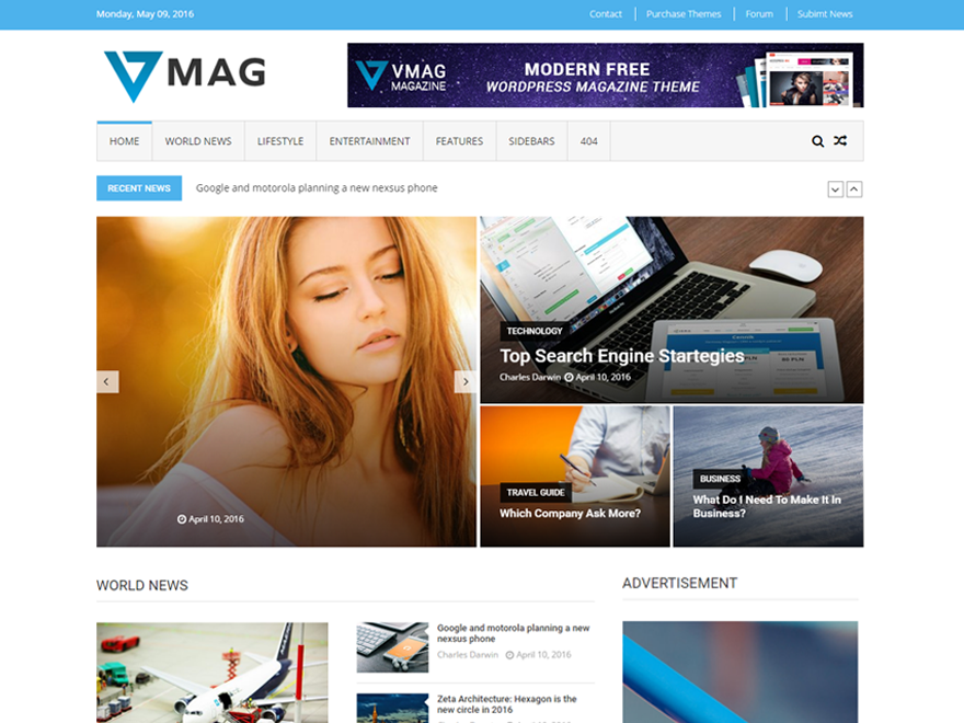 VMag Preview Wordpress Theme - Rating, Reviews, Preview, Demo & Download