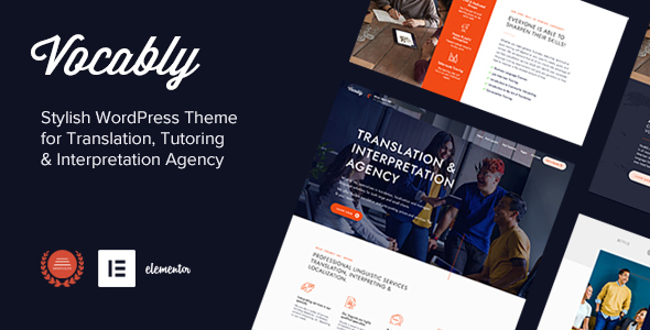 Vocably Preview Wordpress Theme - Rating, Reviews, Preview, Demo & Download