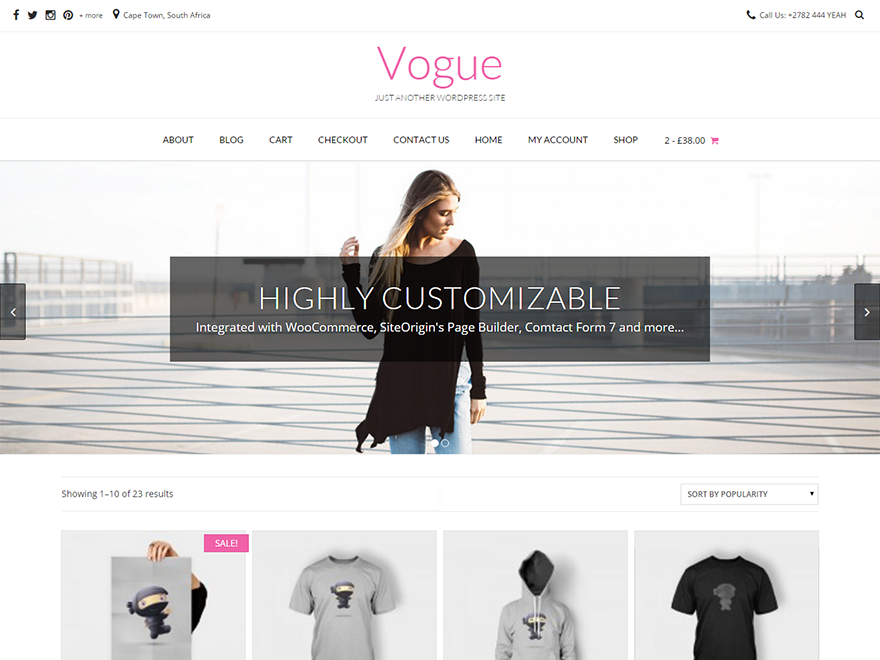 Vogue Preview Wordpress Theme - Rating, Reviews, Preview, Demo & Download
