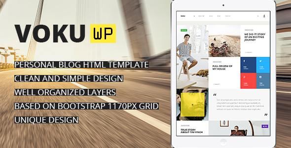 Voku Preview Wordpress Theme - Rating, Reviews, Preview, Demo & Download