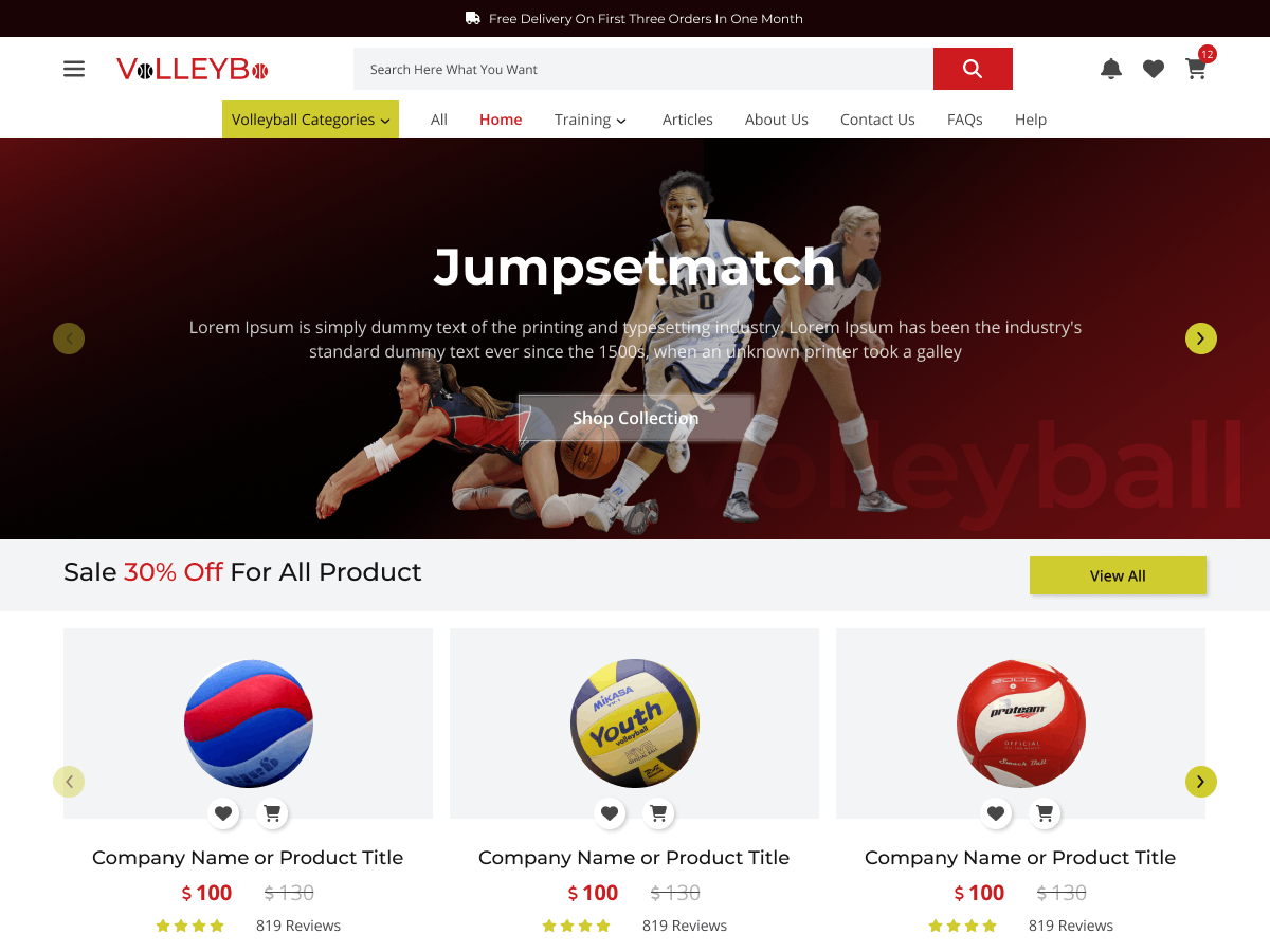 Volleyball Coach Preview Wordpress Theme - Rating, Reviews, Preview, Demo & Download