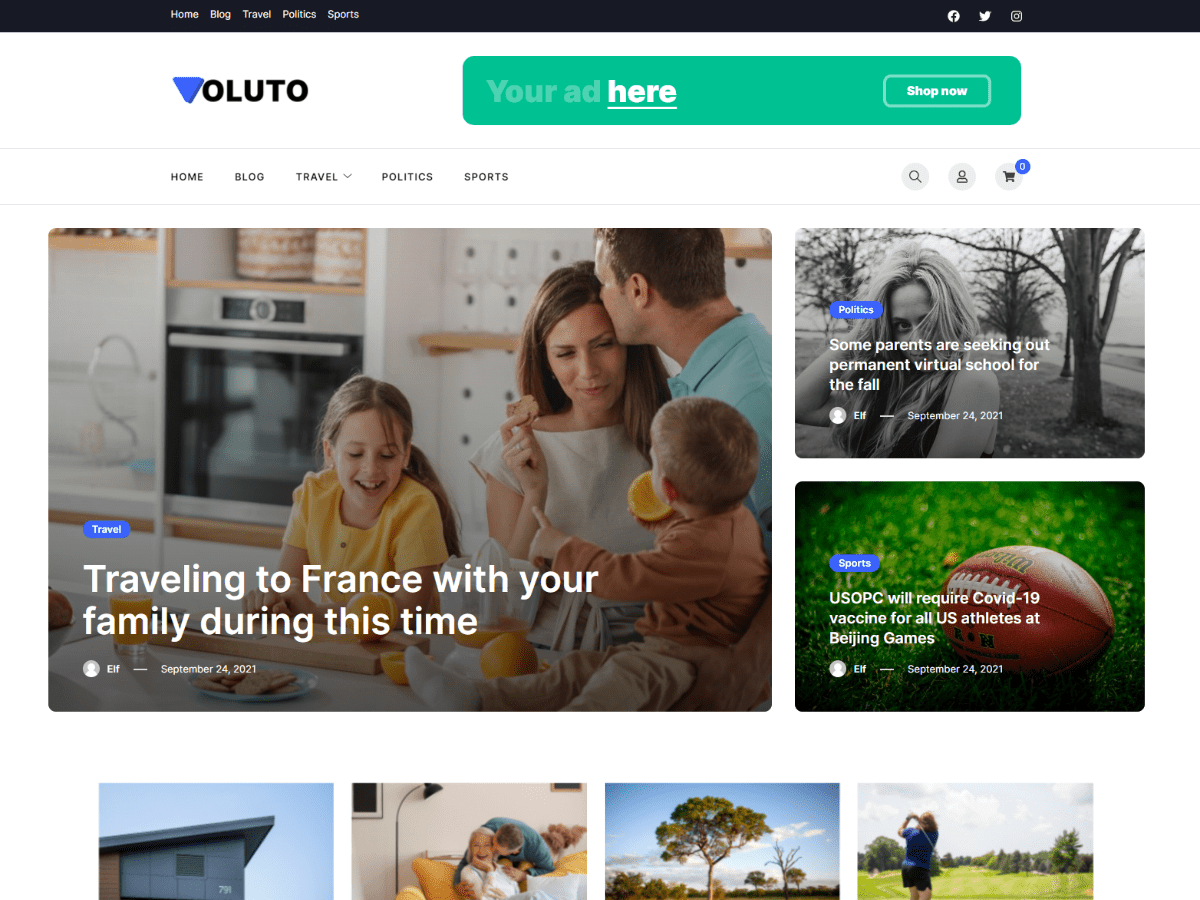 Voluto Preview Wordpress Theme - Rating, Reviews, Preview, Demo & Download