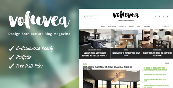 Voluvea Preview Wordpress Theme - Rating, Reviews, Preview, Demo & Download