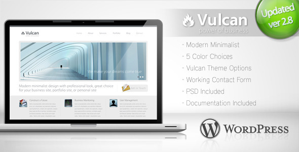 Vulcan Preview Wordpress Theme - Rating, Reviews, Preview, Demo & Download
