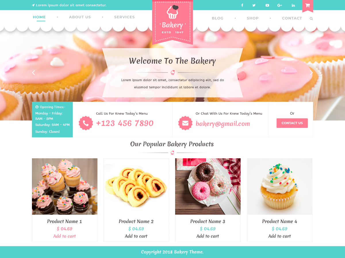 VW Bakery Preview Wordpress Theme - Rating, Reviews, Preview, Demo & Download