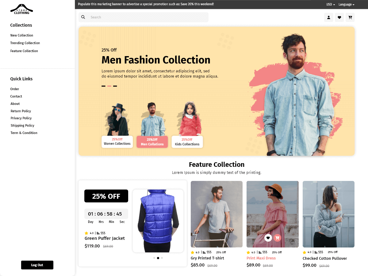 VW Clothing Preview Wordpress Theme - Rating, Reviews, Preview, Demo & Download