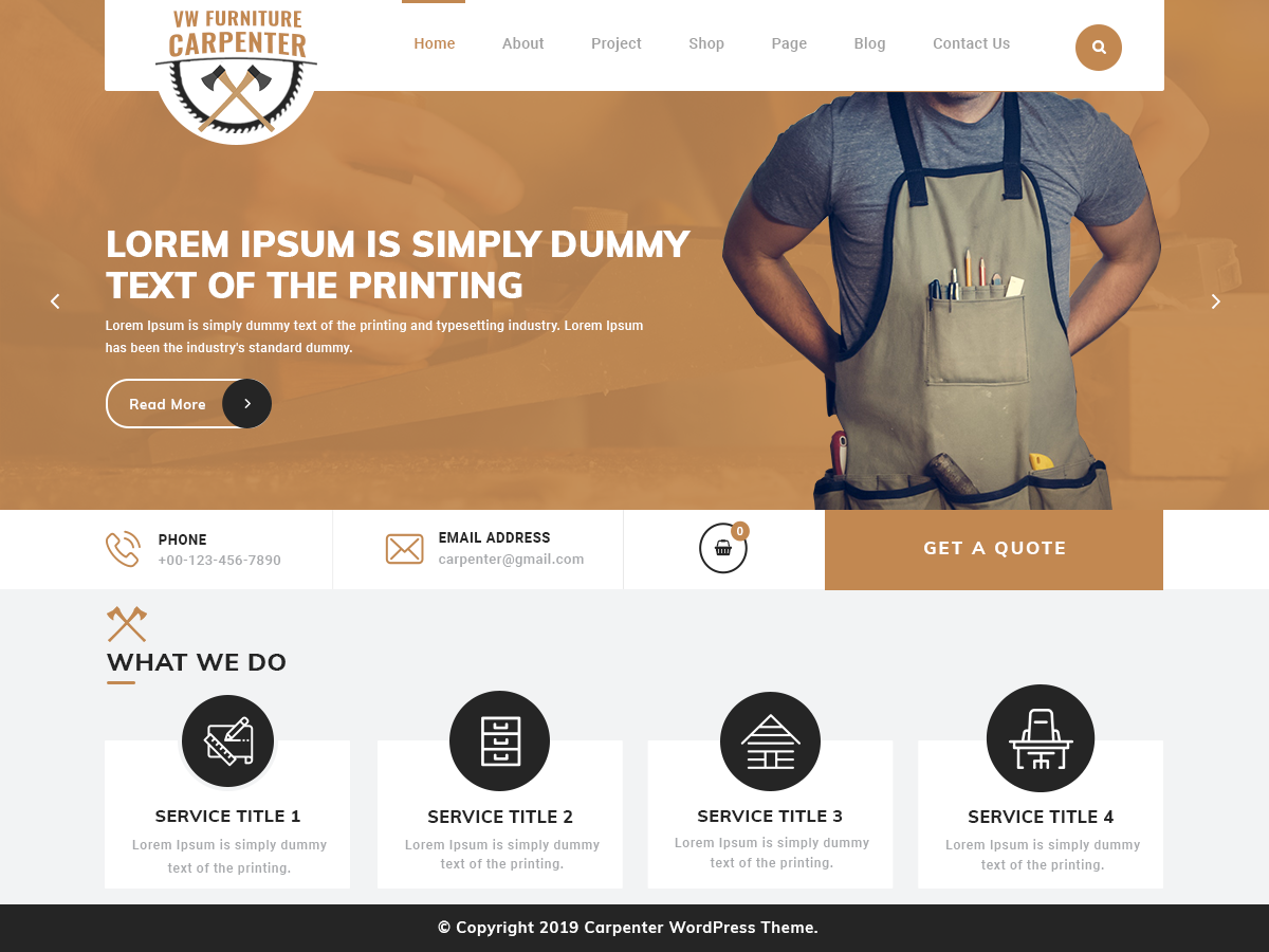 VW Furniture Preview Wordpress Theme - Rating, Reviews, Preview, Demo & Download