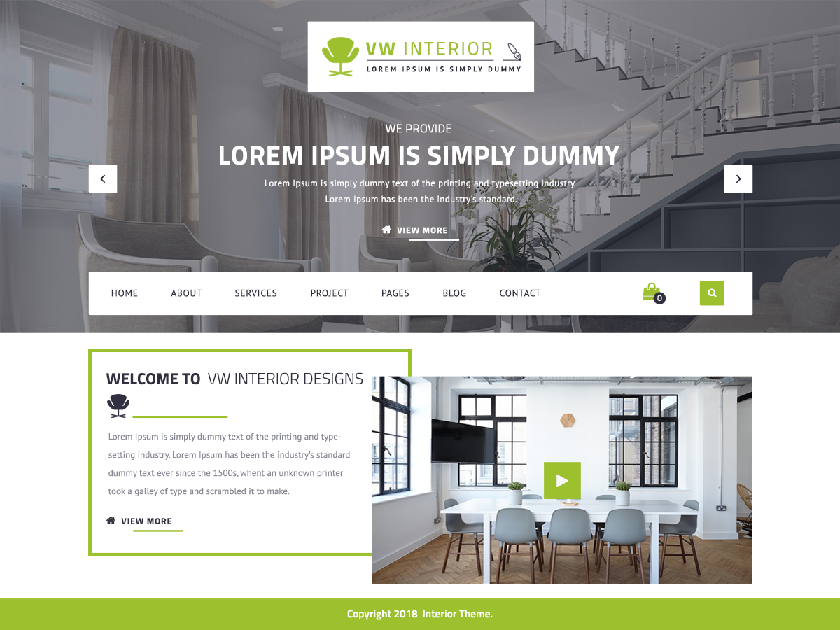 VW Interior Preview Wordpress Theme - Rating, Reviews, Preview, Demo & Download
