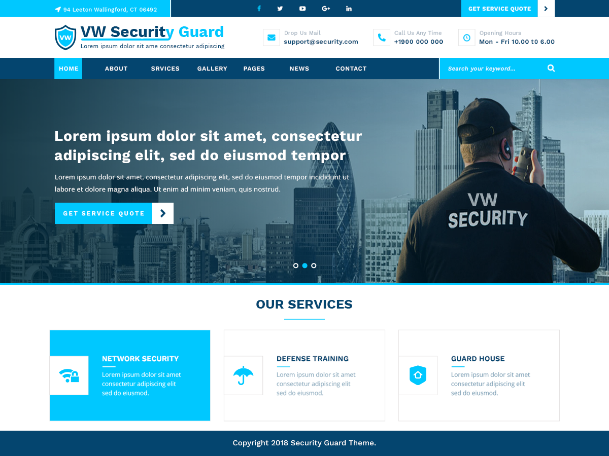 VW Security Preview Wordpress Theme - Rating, Reviews, Preview, Demo & Download