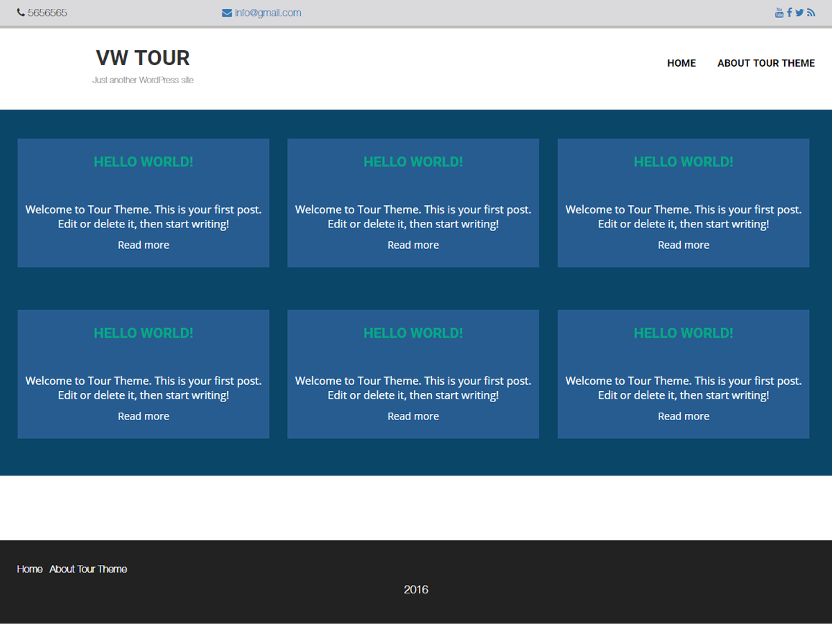 VW Tour Preview Wordpress Theme - Rating, Reviews, Preview, Demo & Download
