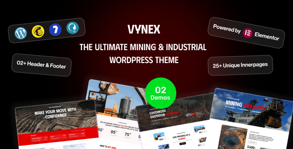 Vynex Preview Wordpress Theme - Rating, Reviews, Preview, Demo & Download