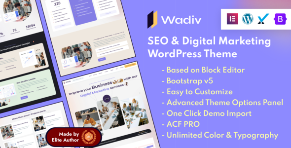Wadiv Preview Wordpress Theme - Rating, Reviews, Preview, Demo & Download