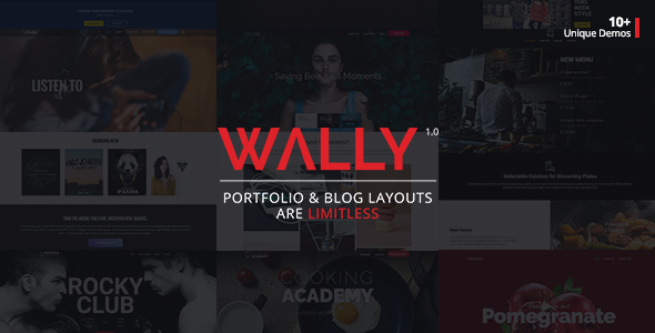 Wally Preview Wordpress Theme - Rating, Reviews, Preview, Demo & Download