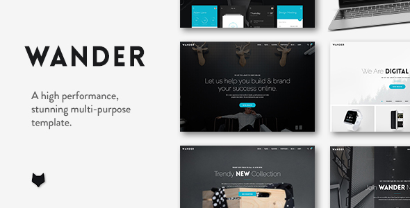 Wander Preview Wordpress Theme - Rating, Reviews, Preview, Demo & Download