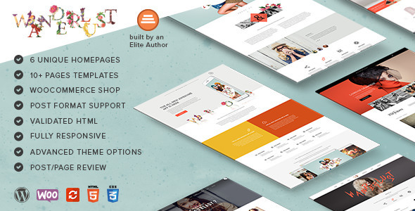 Wanderlust Preview Wordpress Theme - Rating, Reviews, Preview, Demo & Download