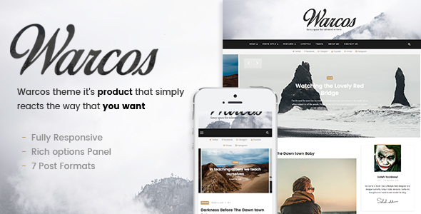 Warcos Preview Wordpress Theme - Rating, Reviews, Preview, Demo & Download