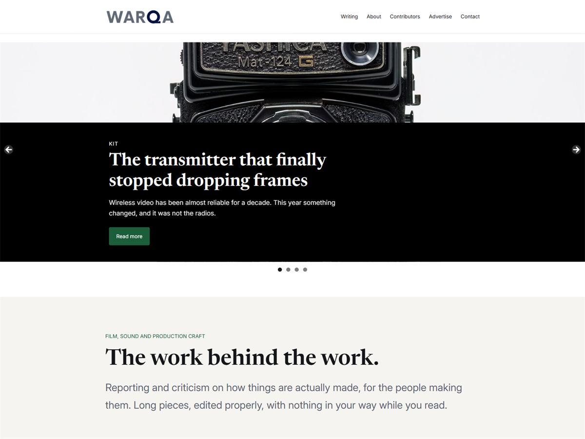 Warqa Preview Wordpress Theme - Rating, Reviews, Preview, Demo & Download