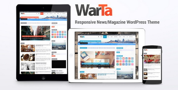 Warta Preview Wordpress Theme - Rating, Reviews, Preview, Demo & Download