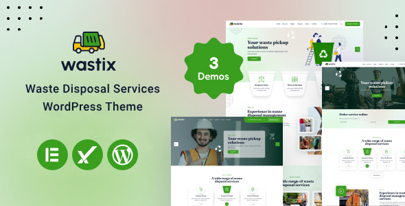 Wastix Preview Wordpress Theme - Rating, Reviews, Preview, Demo & Download