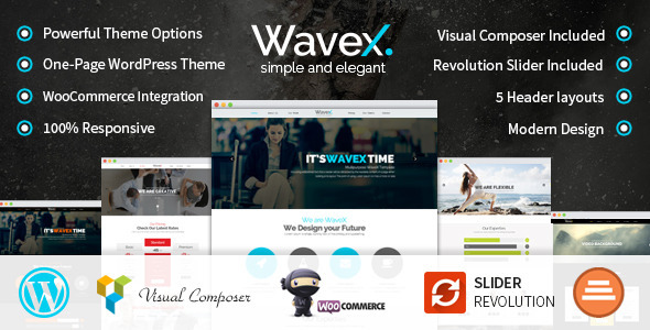 WaveX Preview Wordpress Theme - Rating, Reviews, Preview, Demo & Download
