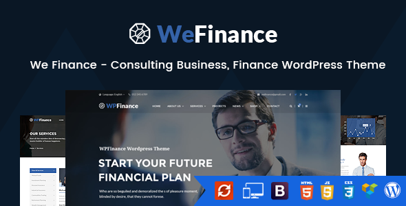 We Finance Preview Wordpress Theme - Rating, Reviews, Preview, Demo & Download