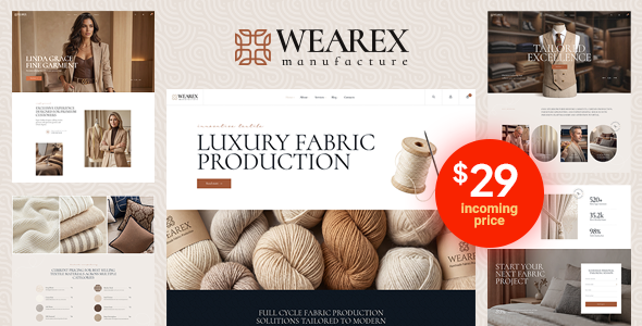 Wearex Preview Wordpress Theme - Rating, Reviews, Preview, Demo & Download