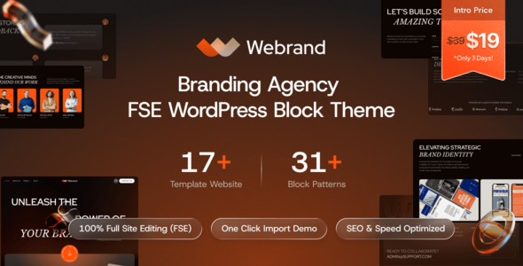 Webrand Preview Wordpress Theme - Rating, Reviews, Preview, Demo & Download