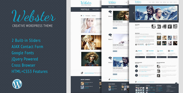 Webster Preview Wordpress Theme - Rating, Reviews, Preview, Demo & Download
