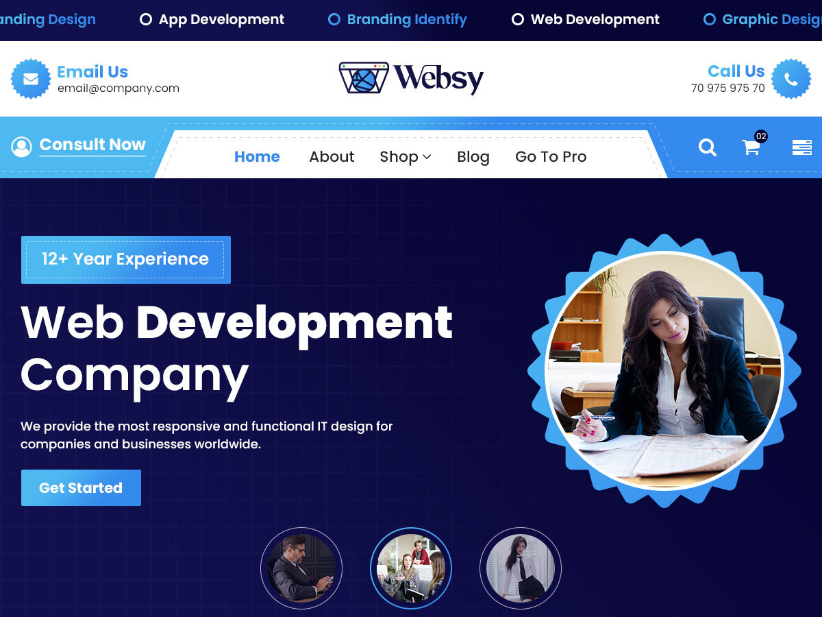 Websy Preview Wordpress Theme - Rating, Reviews, Preview, Demo & Download
