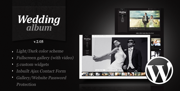 Wedding Album Preview Wordpress Theme - Rating, Reviews, Preview, Demo & Download