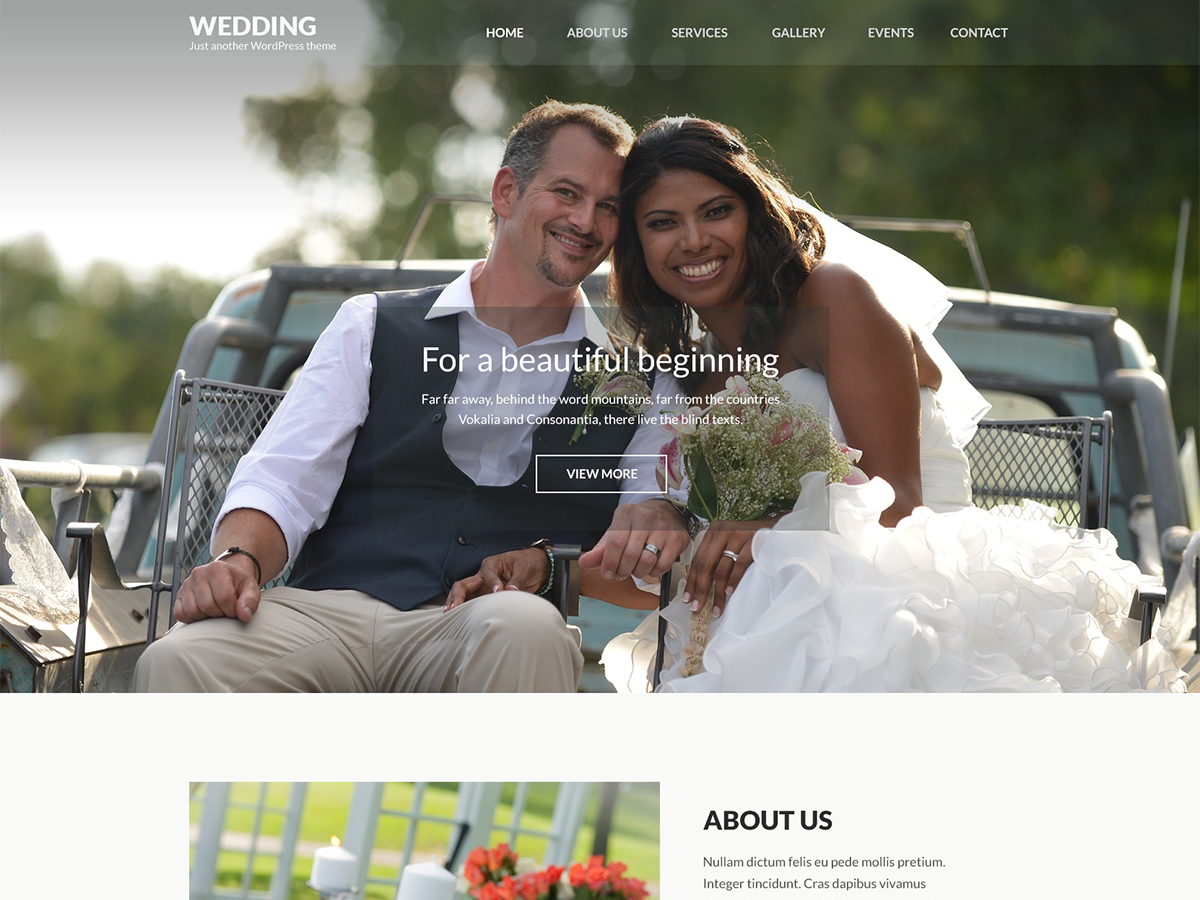 Wedding Band Preview Wordpress Theme - Rating, Reviews, Preview, Demo & Download
