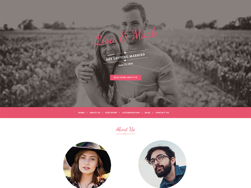 Wedding Bride Preview Wordpress Theme - Rating, Reviews, Preview, Demo & Download