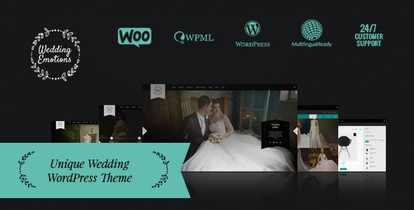 Wedding Emotions Preview Wordpress Theme - Rating, Reviews, Preview, Demo & Download