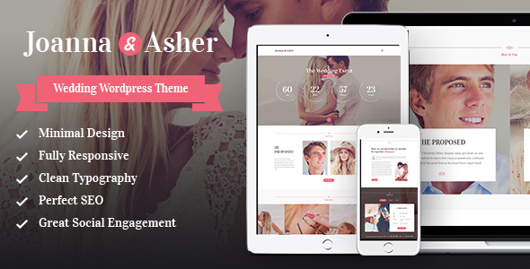 Wedding Event Preview Wordpress Theme - Rating, Reviews, Preview, Demo & Download