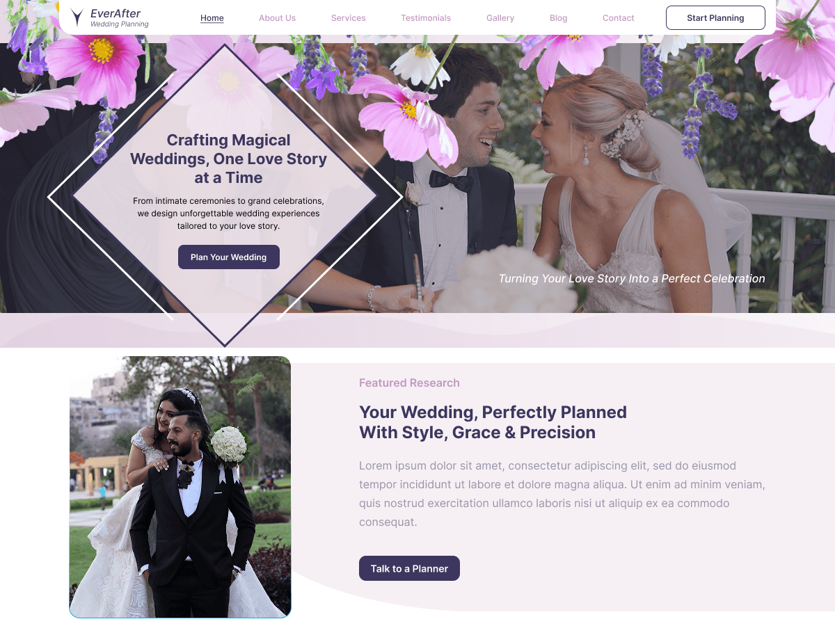 Wedding Planning Preview Wordpress Theme - Rating, Reviews, Preview, Demo & Download