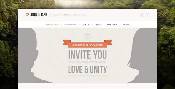 Wedding Preview Wordpress Theme - Rating, Reviews, Preview, Demo & Download