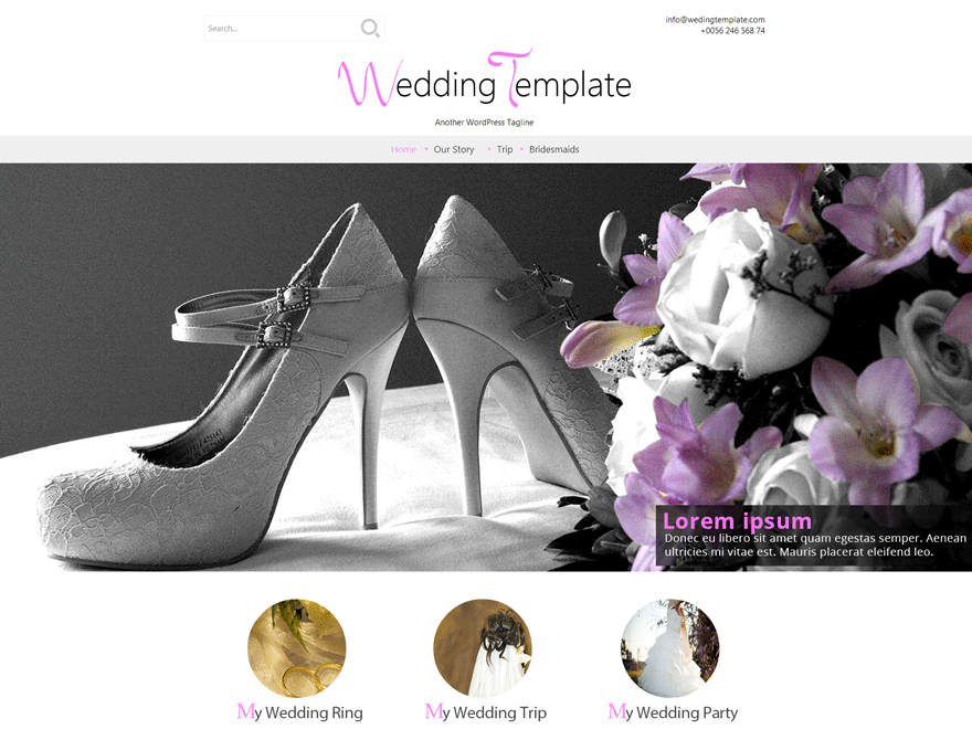 Wedding Style Preview Wordpress Theme - Rating, Reviews, Preview, Demo & Download