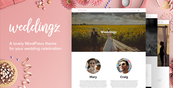 Weddingz Preview Wordpress Theme - Rating, Reviews, Preview, Demo & Download
