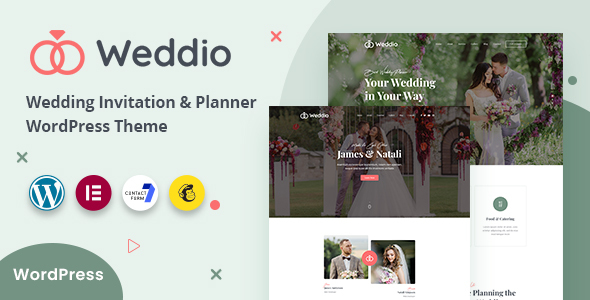 Weddio Preview Wordpress Theme - Rating, Reviews, Preview, Demo & Download