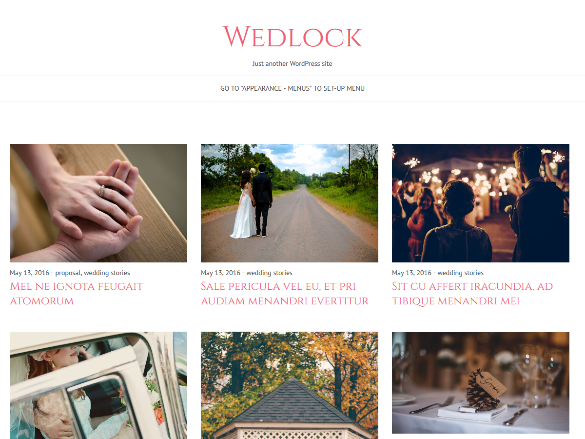 Wedlock Preview Wordpress Theme - Rating, Reviews, Preview, Demo & Download